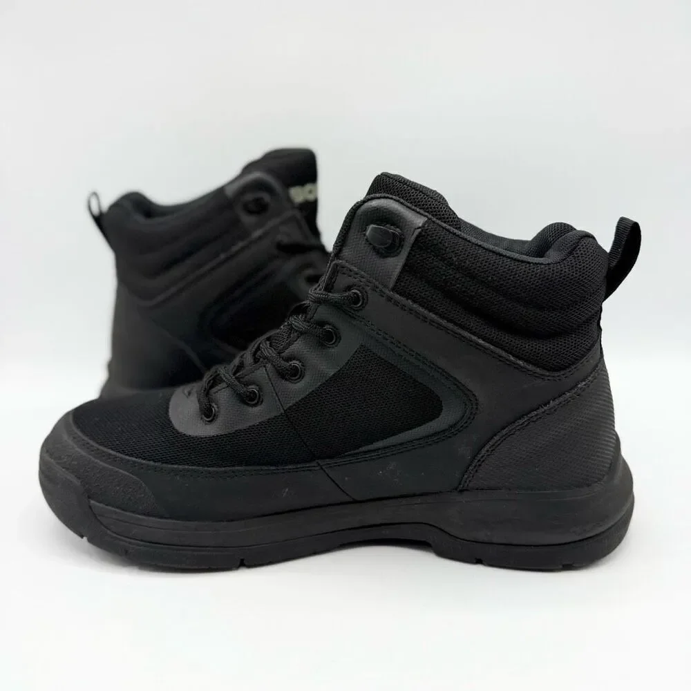 Bogs Shale Mid Glacialgrip WP Black Work Boots - Men’s US 9 / EU 42